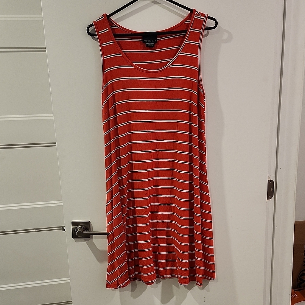 🔥 3/$25 🔥 P2P 18.5" Addition Elle Pink and White Striped Top
